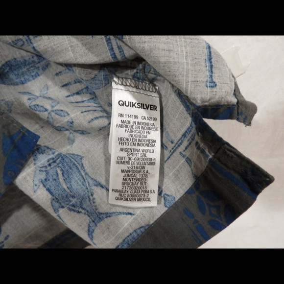 Quiksilver Waterman T-shirt Size: XL - Picture 5 of 6